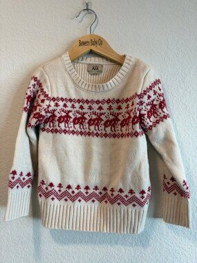 Maximus Rex Reindeer Fair Isle Christmas Sweater 4